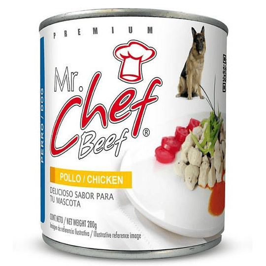 Mr. Chef Lata Adulto (Pollo) 280 g
