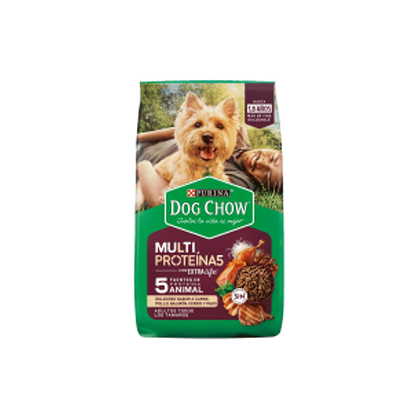 Dog Chow Multi Proteina Adultos Todos los Tamaños 8 kg 1