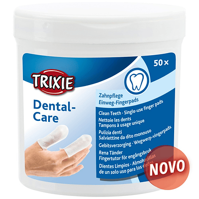 TRIXIE - Dedeiras Descartáveis para Limpeza de Dentes (50 Uni)