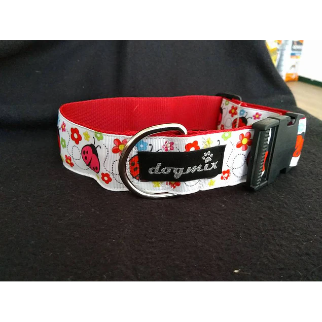 Coleira Joaninhas 4 cm