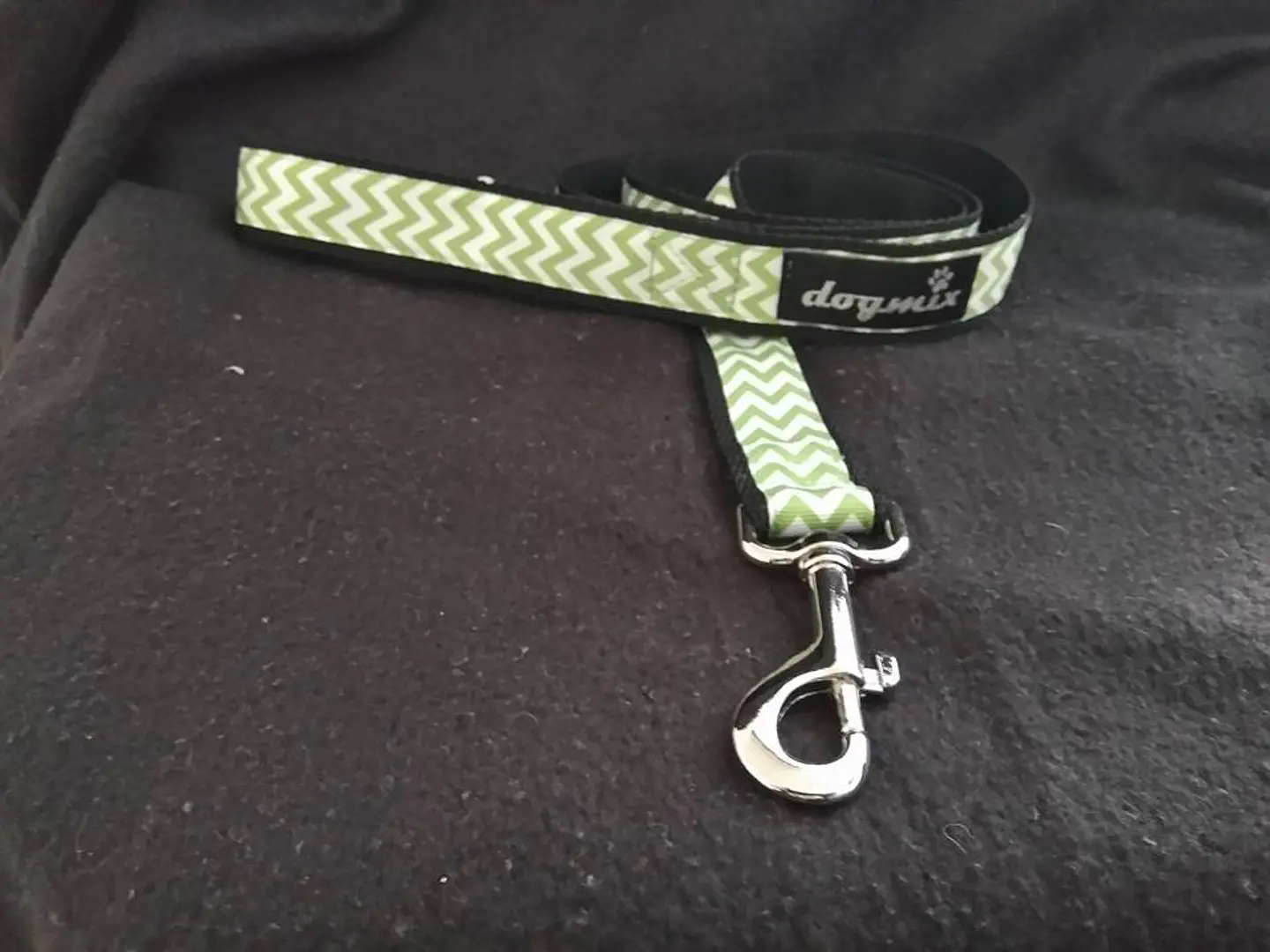Trela Zig Zag verde  1