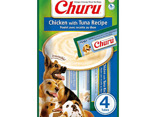 DOG CHURU CHICKEN WITH TUNA RECIPE  4 X 14 GR