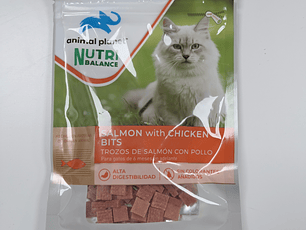 ANIMAL PLANET GATO TROZOS DE SALMON CON POLLO 65 GR