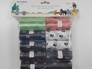 BOLSAS PARA DESECHOS 20 UNIDADES 