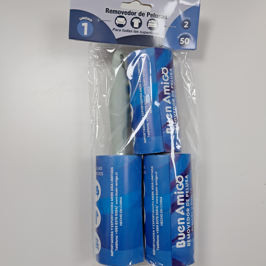 RODILLO QUITA PELOS + 2 REPUESTOS  1