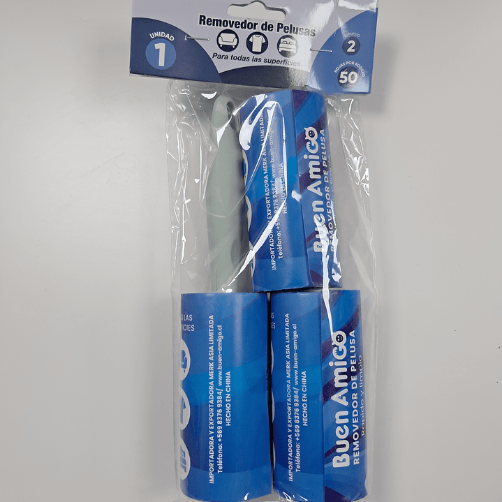 RODILLO QUITA PELOS + 2 REPUESTOS  1