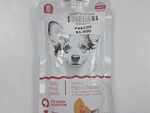 PASTA LIQUIDA SABOR PATO Y ZAPALLO 90 GR