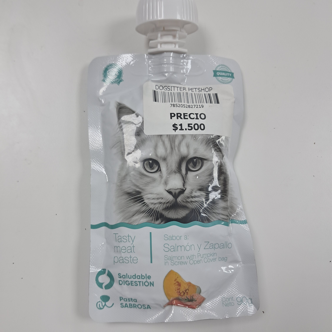 PASTA LIQUIDA SABOR SALMON Y ZAPALLO 90 GR 1