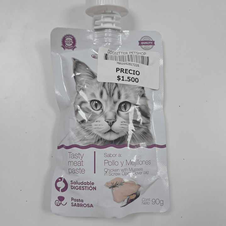 PASTA LIQUIDA SABOR POLLO Y MEJILLONES 90 GR 1