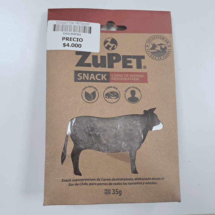 CARNE DESHIDRATADA  BOVINO  35GR 1