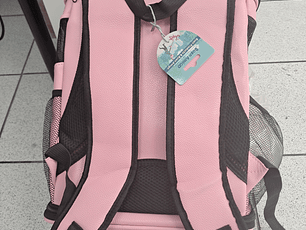 MOCHILA TRANSPORTE ROSADA 