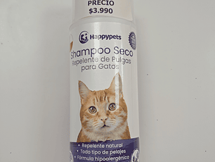SHAMPOO SECO REPELENTE DE PULGAS PARA GATO 100 GR