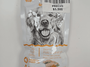 PASTA LIQUIDA PARA PERRO SABOR POLLO Y ZANAHORIA 90GR