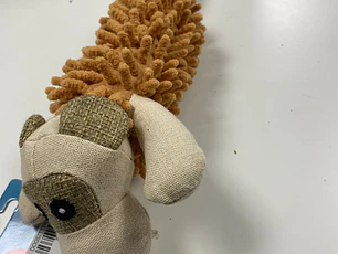 JUGUETE DE PERRO CON EXTREMO DE CUERDA