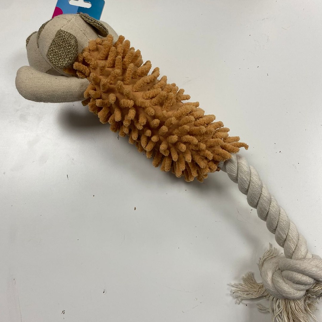 JUGUETE DE PERRO CON EXTREMO DE CUERDA 2