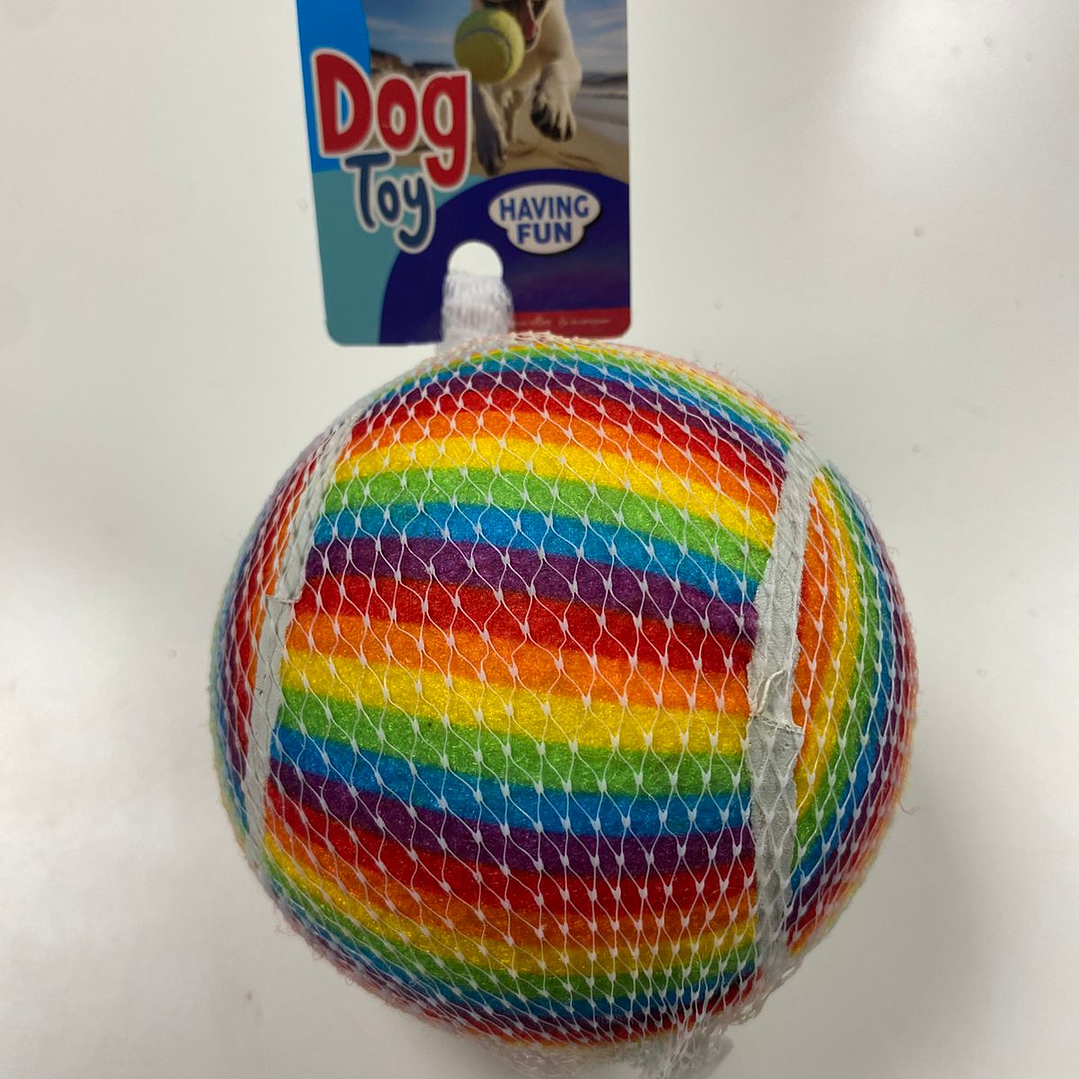 JUGUETE PELOTA DE COLORES 9 CM  1