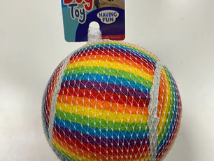 JUGUETE PELOTA DE COLORES 9 CM 