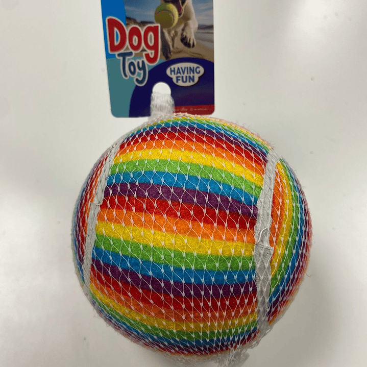 JUGUETE PELOTA DE COLORES 9 CM  1