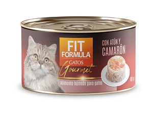 FIT FORMULA GOURMET LATA GATO CAMARON 80GR