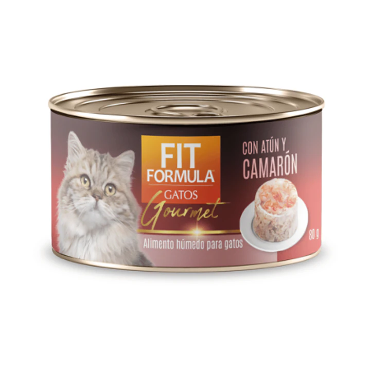 FIT FORMULA GOURMET LATA GATO CAMARON 80GR 1