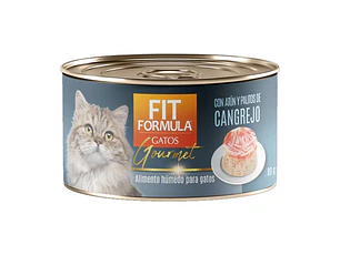 FIT FORMULA GOURMET LATA GATO CANGREJO 80GR