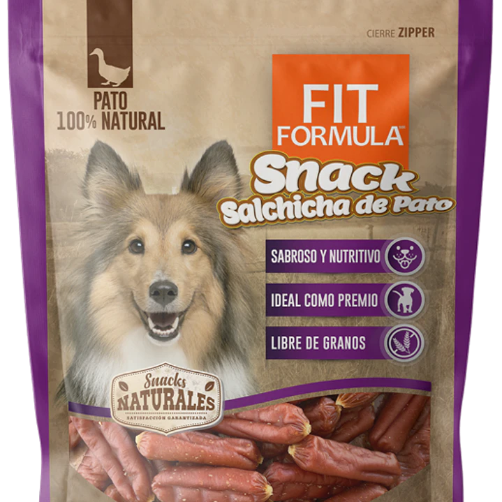 FIT FORMULA SNACK SALCHICHA DE PATO 400 GR 1