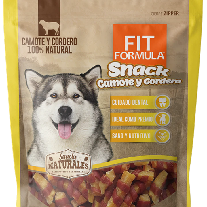 FIT FORMULA SNACK CAMOTE CORDERO 400 GR 1