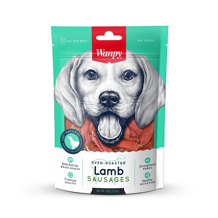 WANPY JERKY DOG LAMB 100G  1