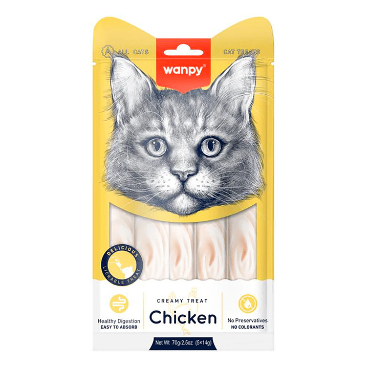 WANPY CREMY CHICKEN 70 GR 1