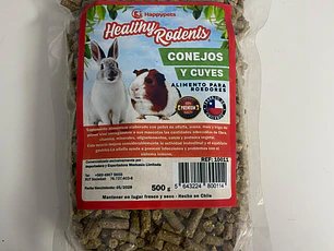 HEALTHY RODENTS ALIMENTO CONEJOS Y CUYES  500 gr.