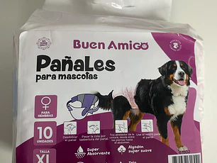 PAÑAL HEMBRA XL BUEN AMIGO
