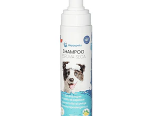 SHAMPOO ESPUMA SECA PERROS HAPPYPETS