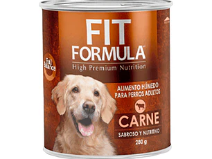 FIT LATA PERRO CARNE 280 GR
