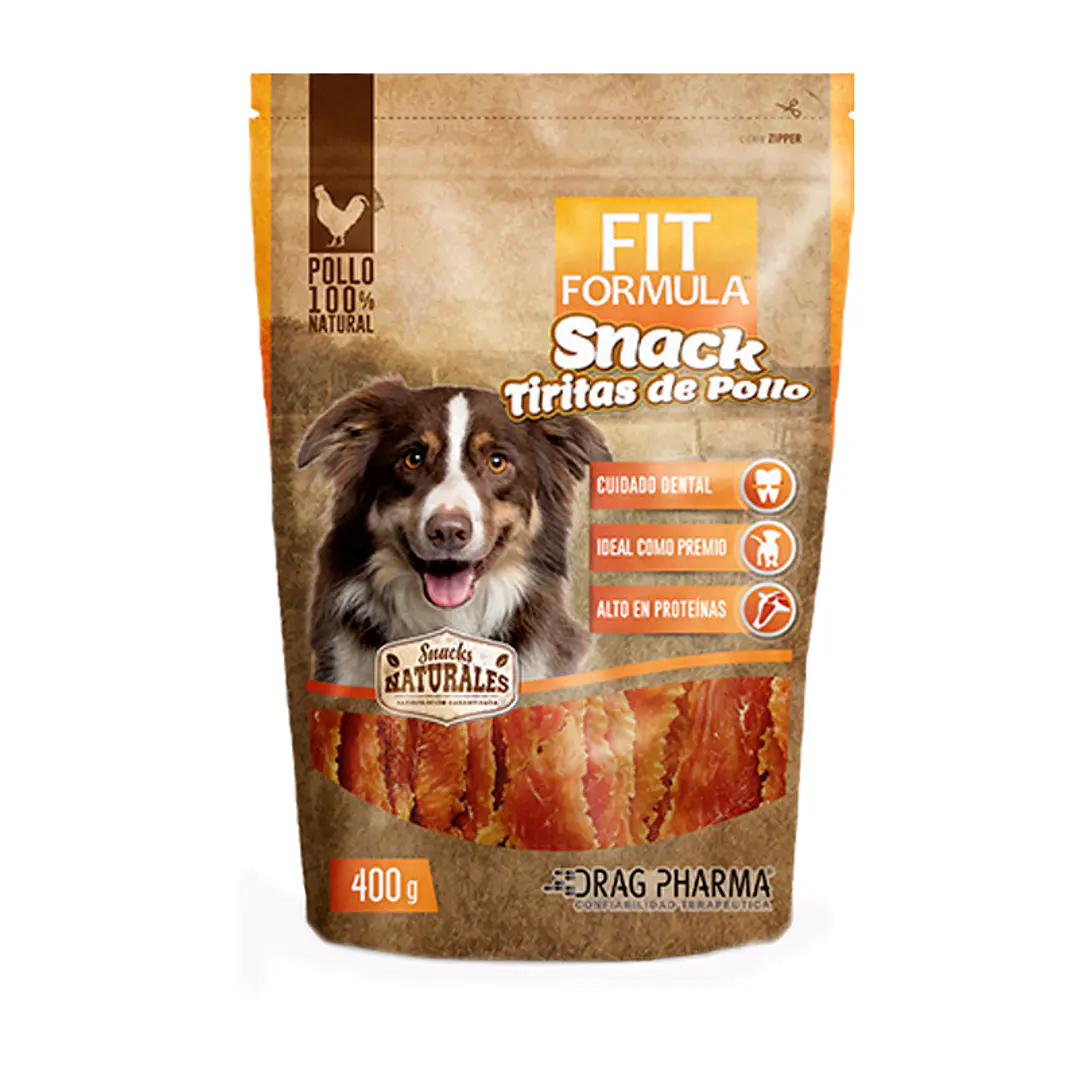 FIT SNACK TIRITAS POLLO DESHIDRATADO 400 GR 1