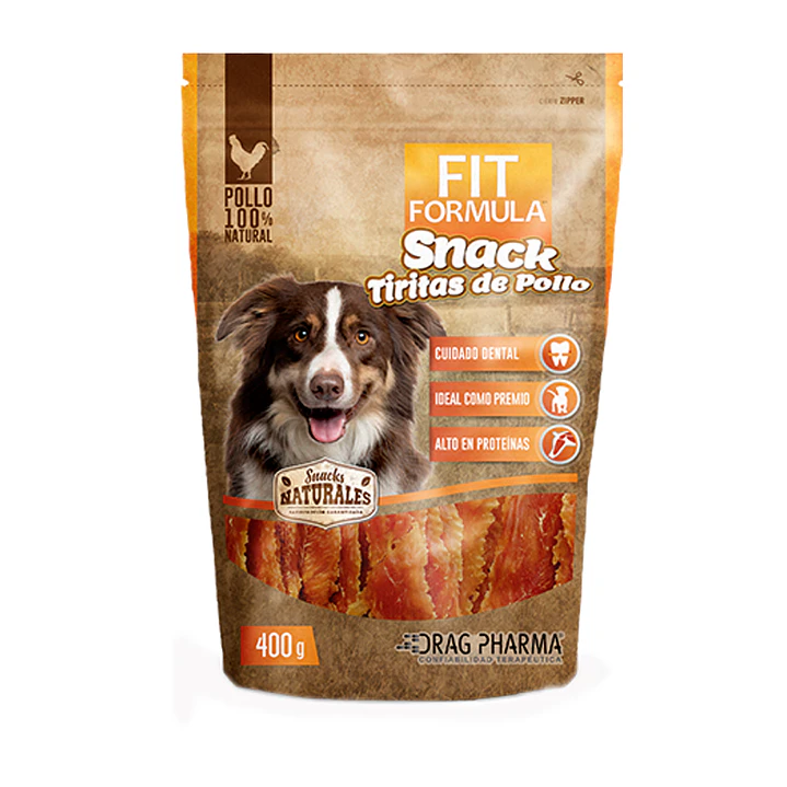 FIT SNACK TIRITAS POLLO DESHIDRATADO 400 GR 1