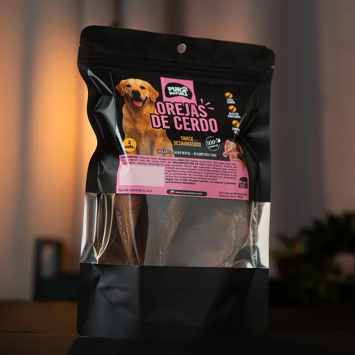 SNACK OREJAS DE CERDO PURA NATURA 1