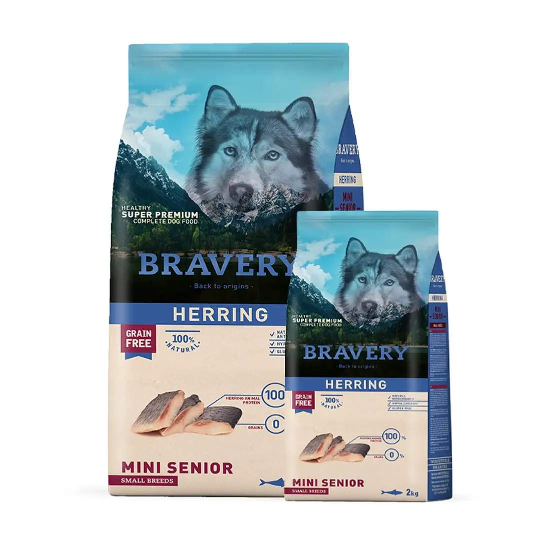 Bravery Herring Senior Small Breeds 2 kg. 1