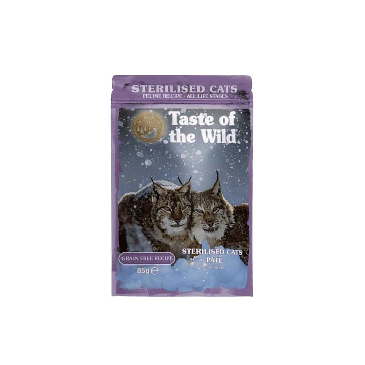 TASTE OF THE WILD Pouch Paté Esterilizado 85 gr. 1