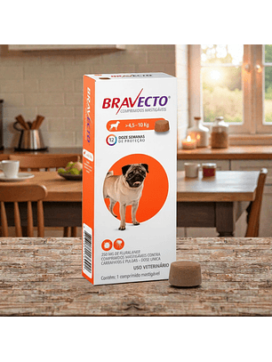 Bravecto 4.5-10 kg raza pequeña