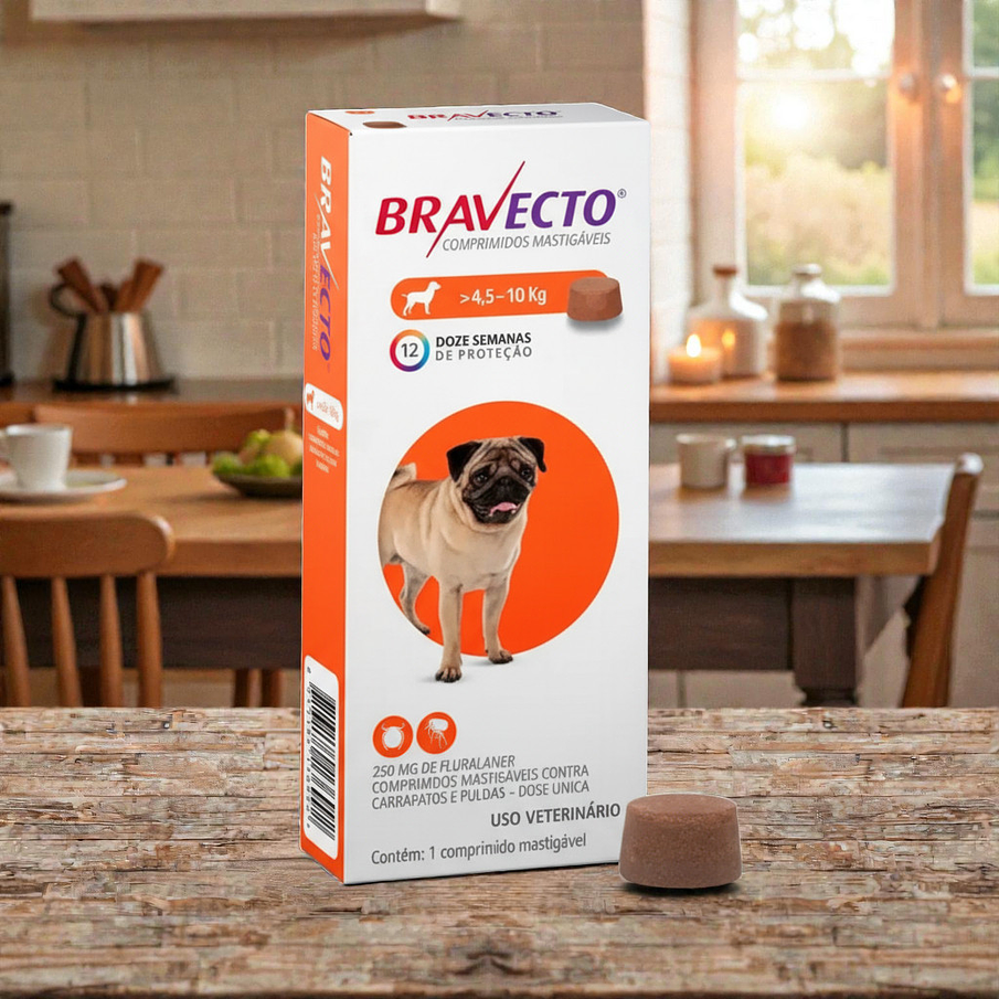Bravecto 4.5-10 kg raza pequeña 2