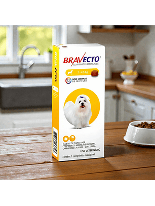 Bravecto 2-4.5 KG raza mini