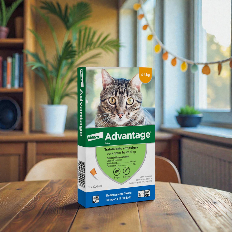 Advantage Gatos hasta 4 kilos 2