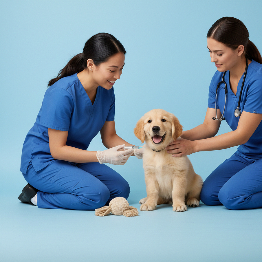 Vacunacion para cachorros, a domiclio 2