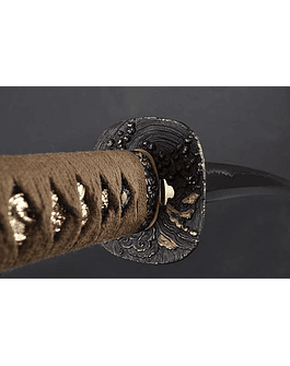 Sea Wave Tsuba katana