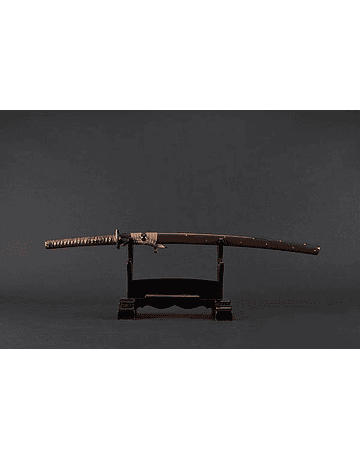 Samurai Tsuba Katana acero de Damasco 