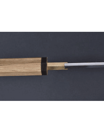 Tanto Shirasaya madera natural acero 1045