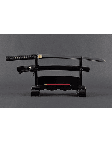 Dancing Crane  Wakizashi acero de Damasco