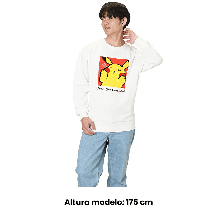 Polerón · Pikachu Sonriente · Talla única 5