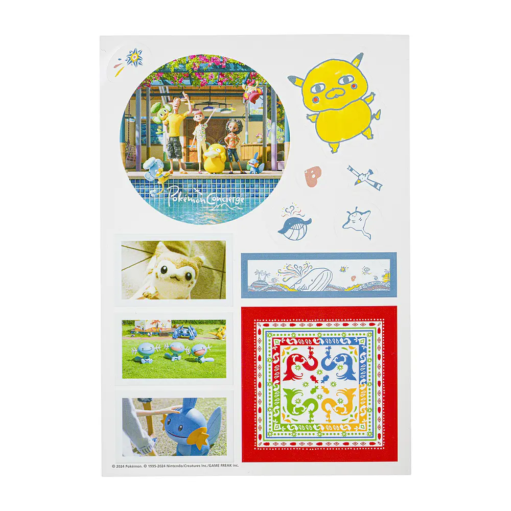Set 4 hojas Stickers - Vista del producto