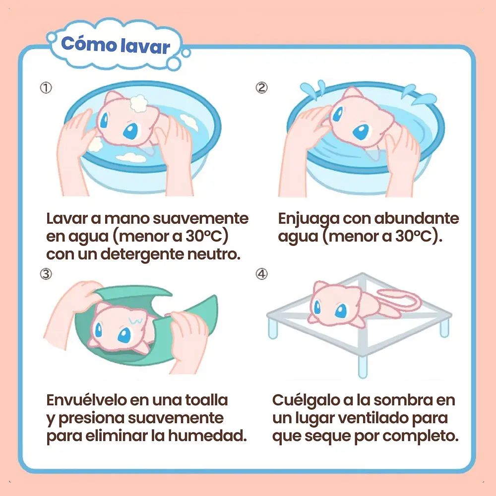 Peluche · Mew Lavable - Vista del producto